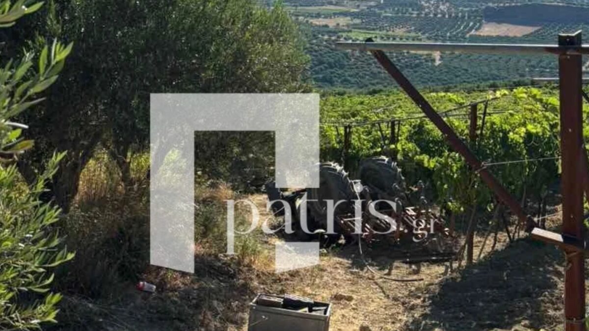 Χωρίς τις αισθήσεις του 60χρονος που καταπλακώθηκε από τρακτέρ στο Ηράκλειο