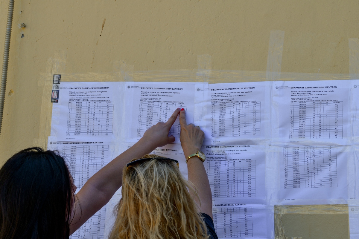 Ανάρτηση βαθμολογιών Πανελληνίων