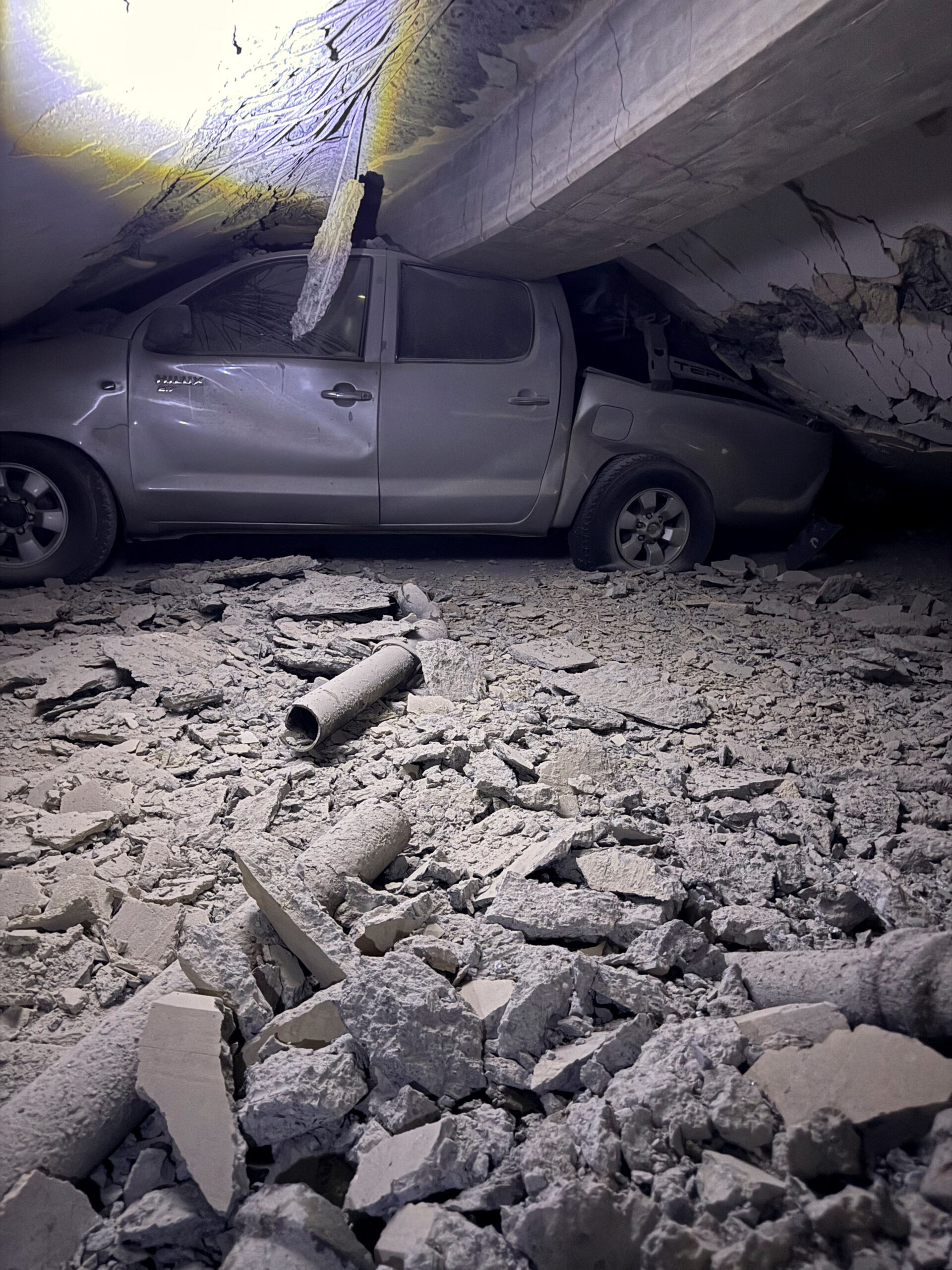 Aftermath of earthquakes, in Caraballeda A car under the rubble of a building in the aftermath of earthquakes, in Caraballeda, La Guaira state, Venezuela, June 24, 2026. Jose Alberto Gallipoli Lameda/via REUTERS THIS IMAGE HAS BEEN SUPPLIED BY A THIRD PARTY. MANDATORY CREDIT. NO RESALES. NO ARCHIVES. Verification Lines: Reuters confirmed the location from road layout, buildings and signage which matched archive and satellite images. Location and date of the video are also verified by original file metadata.