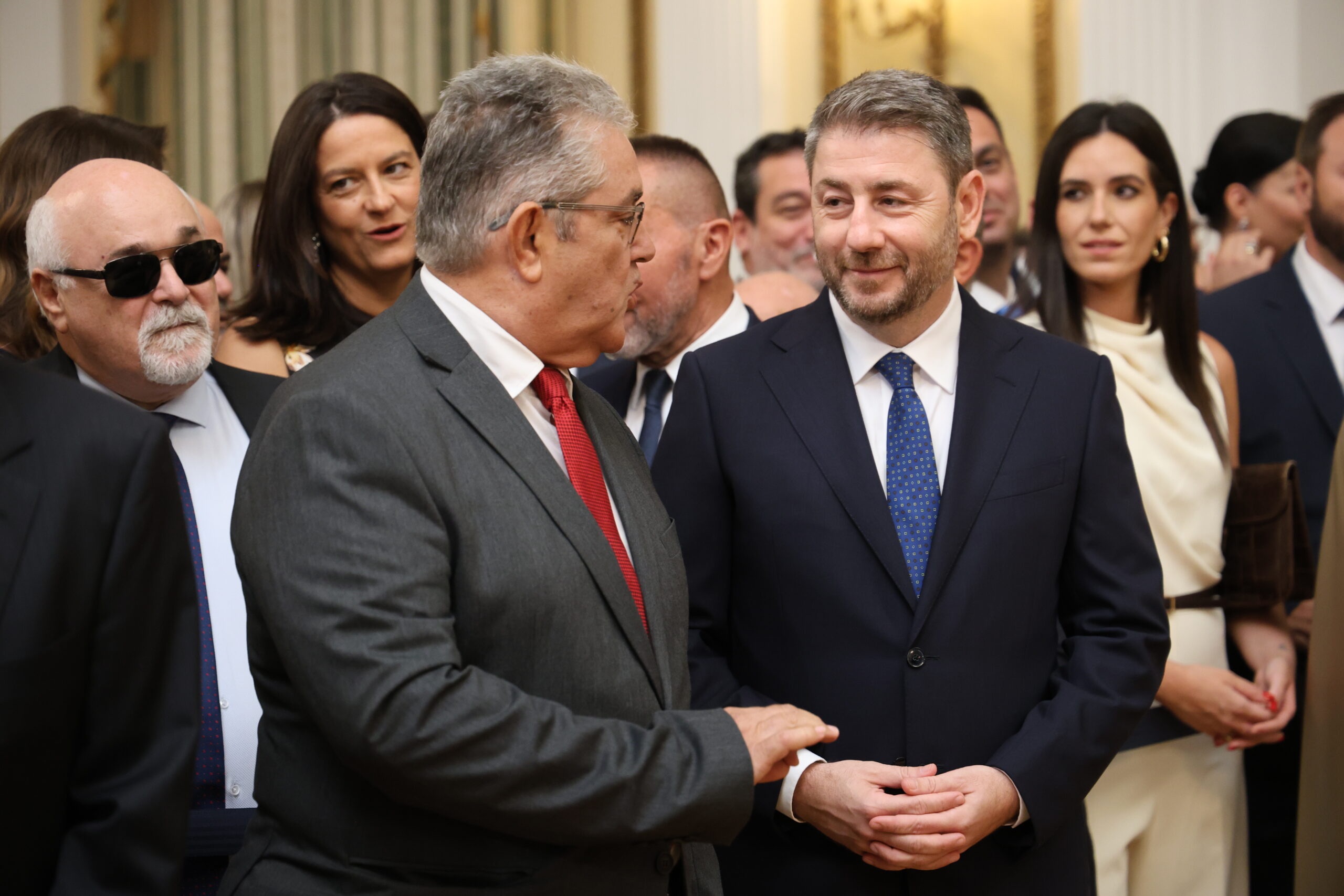 Δεξίωση στο Προεδρικό Μέγαρο από τον Πρόεδρο της Δημοκρατίας Κωσταντίνο Τασούλα για την 52η επέτειο της αποκατάστασης της Δημοκρατίας, Παρασκευή 24 Ιουλίου 2026  (ΓΙΑΝΝΗΣ ΠΑΝΑΓΟΠΟΥΛΟΣ / EUROKINISSI)