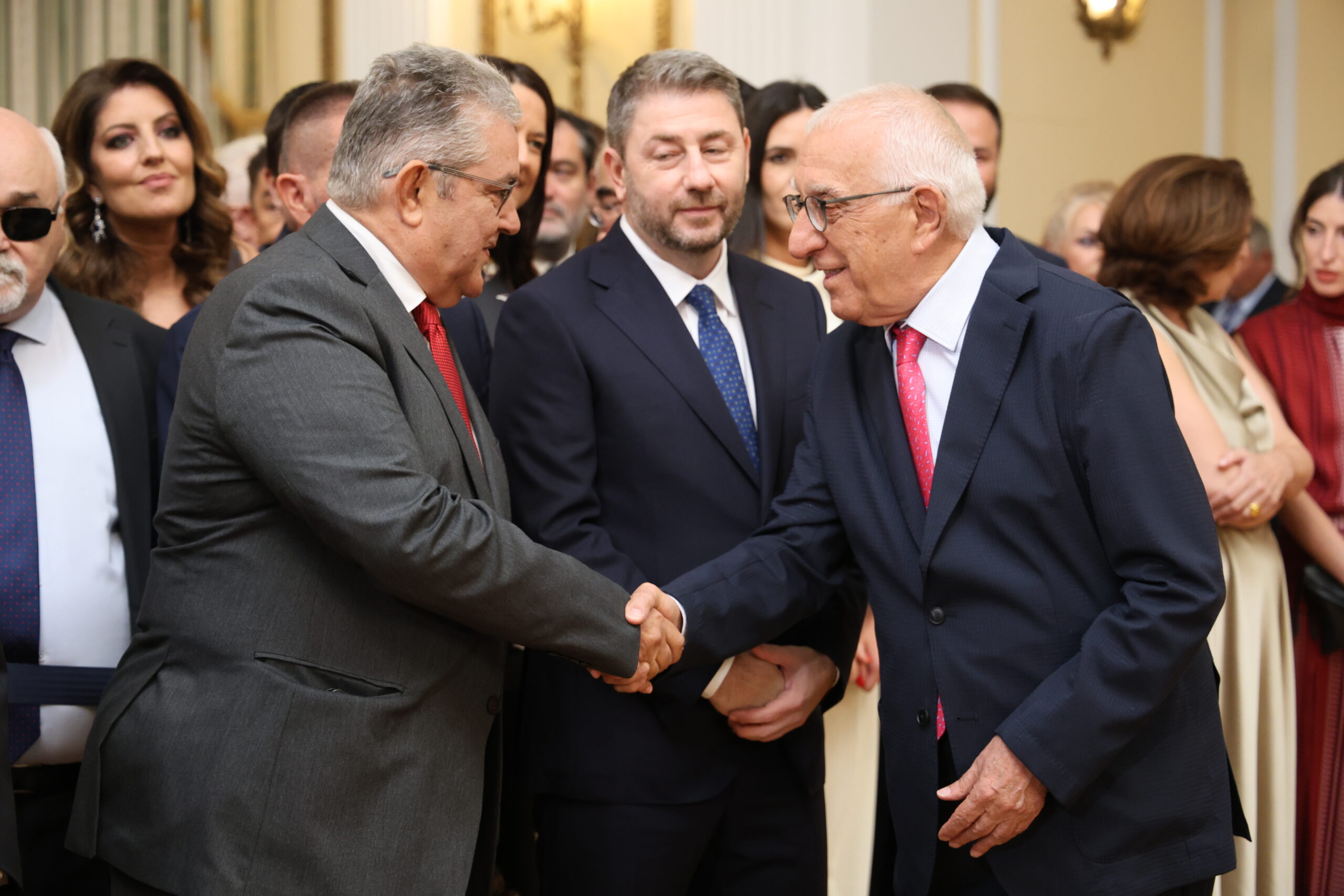 Δεξίωση στο Προεδρικό Μέγαρο από τον Πρόεδρο της Δημοκρατίας Κωσταντίνο Τασούλα για την 52η επέτειο της αποκατάστασης της Δημοκρατίας, Παρασκευή 24 Ιουλίου 2026  (ΓΙΑΝΝΗΣ ΠΑΝΑΓΟΠΟΥΛΟΣ / EUROKINISSI)