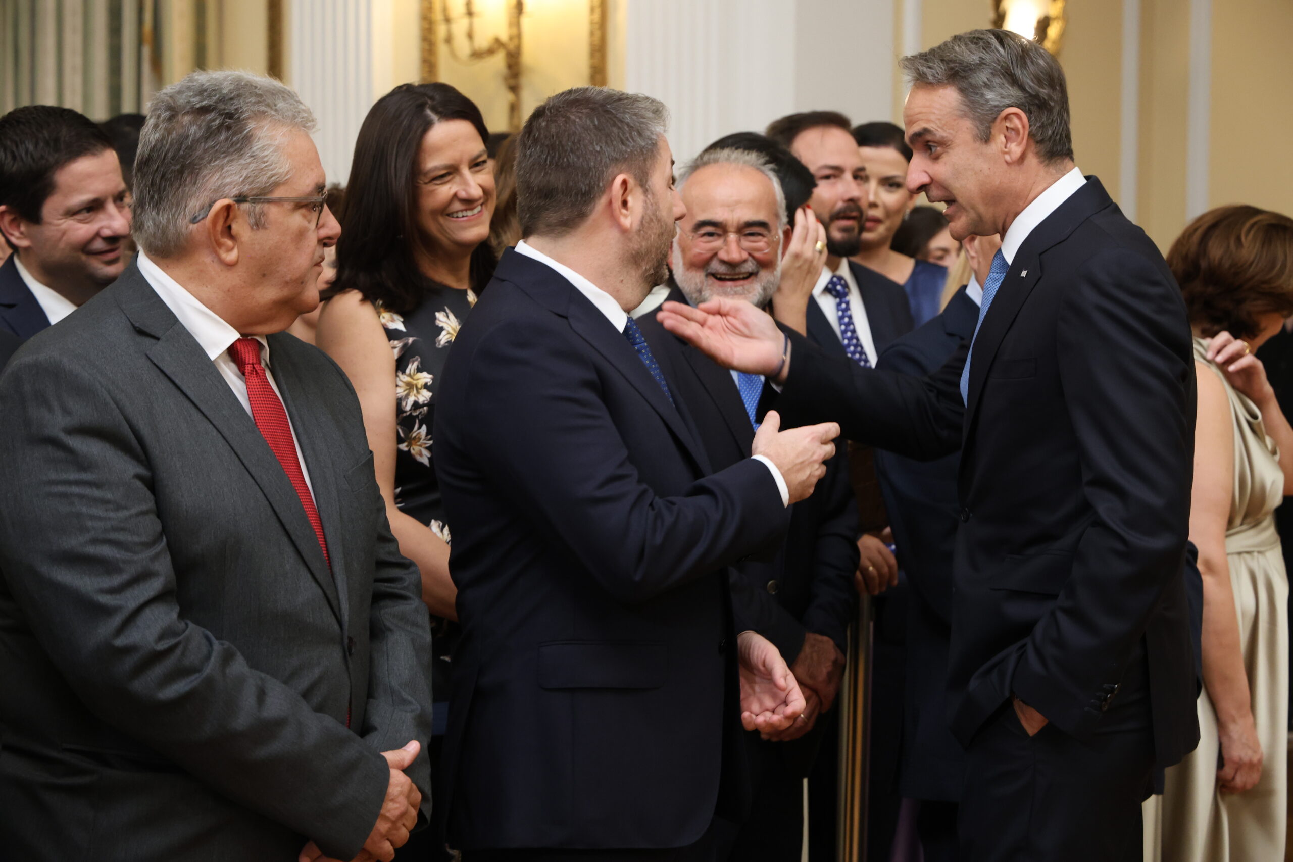 Δεξίωση στο Προεδρικό Μέγαρο από τον Πρόεδρο της Δημοκρατίας Κωσταντίνο Τασούλα για την 52η επέτειο της αποκατάστασης της Δημοκρατίας, Παρασκευή 24 Ιουλίου 2026  (ΓΙΑΝΝΗΣ ΠΑΝΑΓΟΠΟΥΛΟΣ / EUROKINISSI)