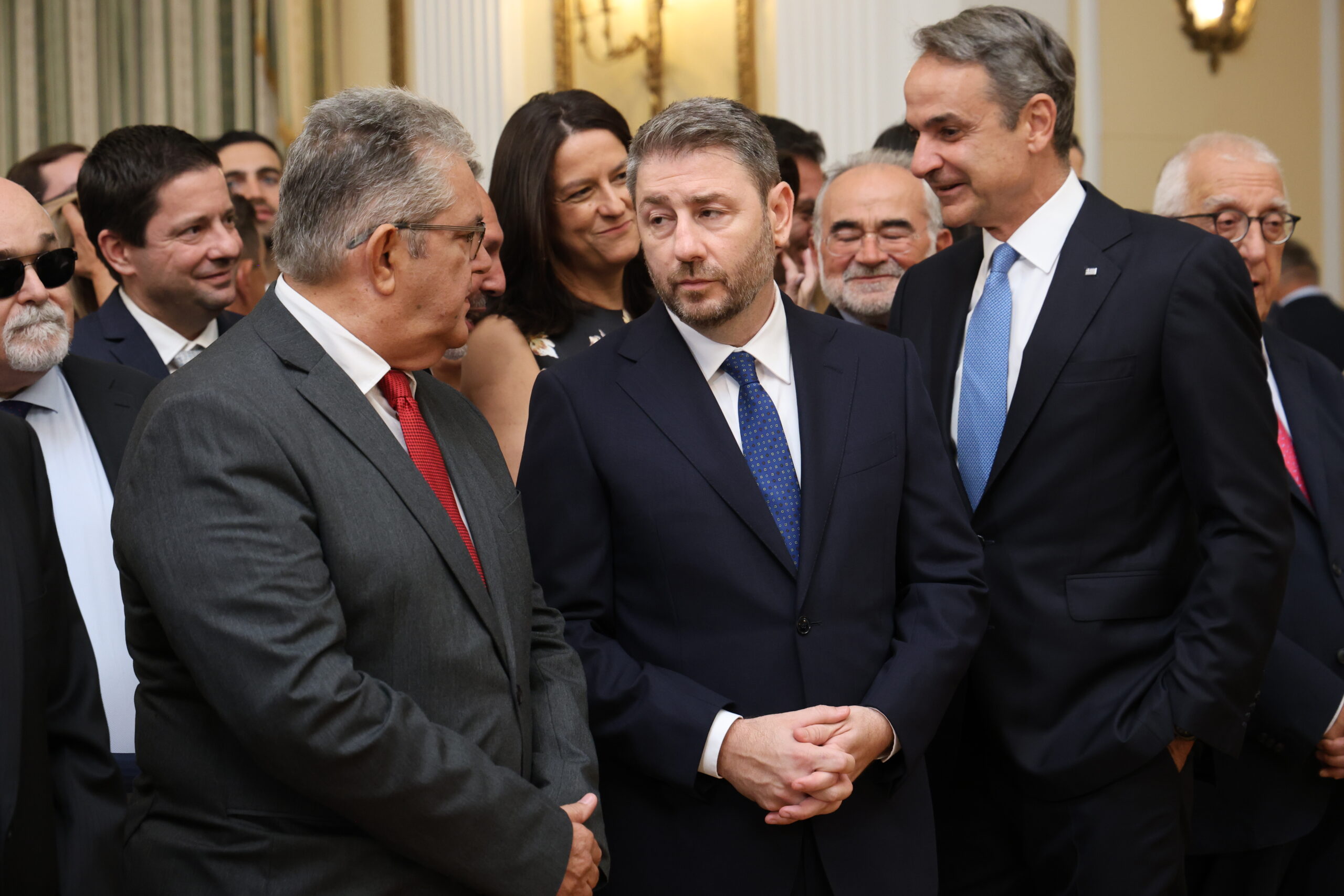 Δεξίωση στο Προεδρικό Μέγαρο από τον Πρόεδρο της Δημοκρατίας Κωσταντίνο Τασούλα για την 52η επέτειο της αποκατάστασης της Δημοκρατίας, Παρασκευή 24 Ιουλίου 2026  (ΓΙΑΝΝΗΣ ΠΑΝΑΓΟΠΟΥΛΟΣ / EUROKINISSI)