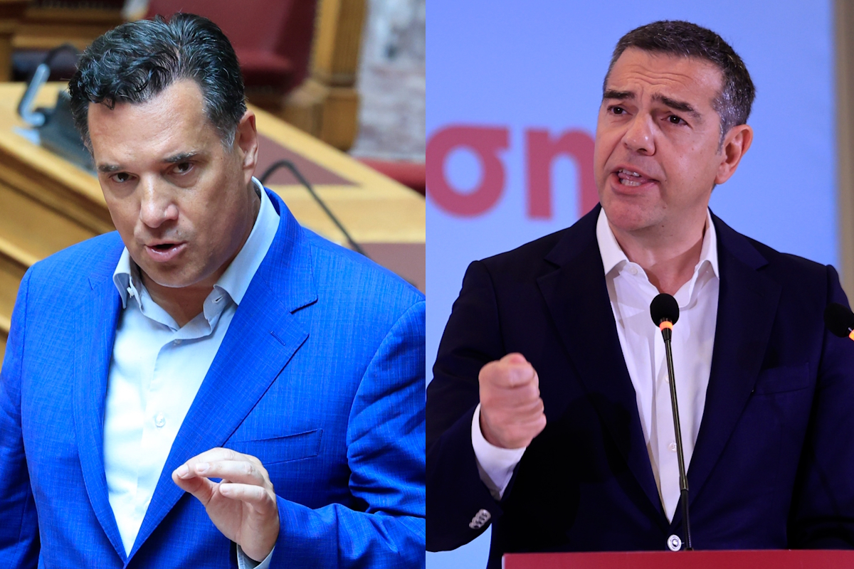 Ο Άδωνις Γεωργιάδης και ο Αλέξης Τσίπρας