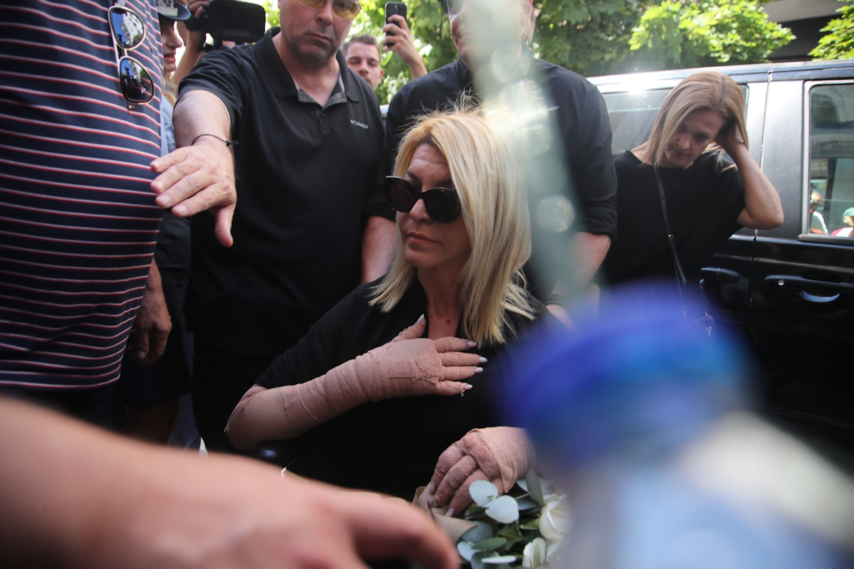 Εξόδιος ακολουθία της Βάγιας Νέστορα στην Κοζάνη. Πέμπτη 9 Ιουλίου 2026 (ΒΑΣΙΛΗΣ ΒΕΡΒΕΡΙΔΗΣ