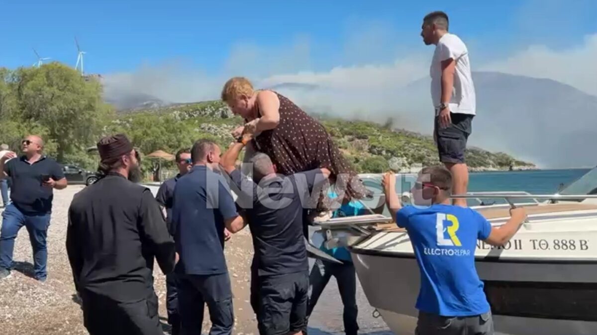 Συγκλονιστικές εικόνες από την εκκένωση στον Άγιο Βασίλειο