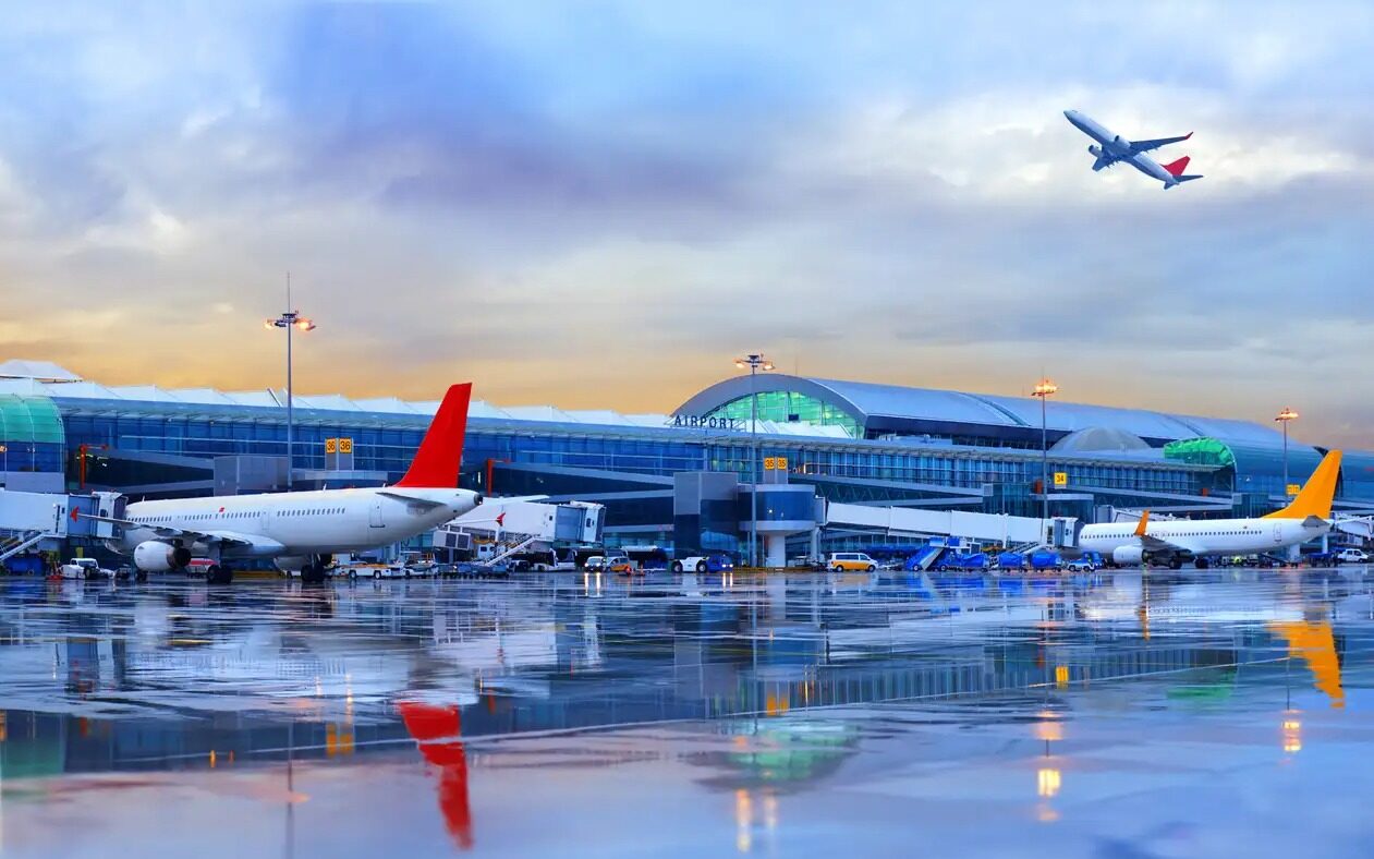 Airport in İzmir, Turkey (Adnan Menderes Airport)