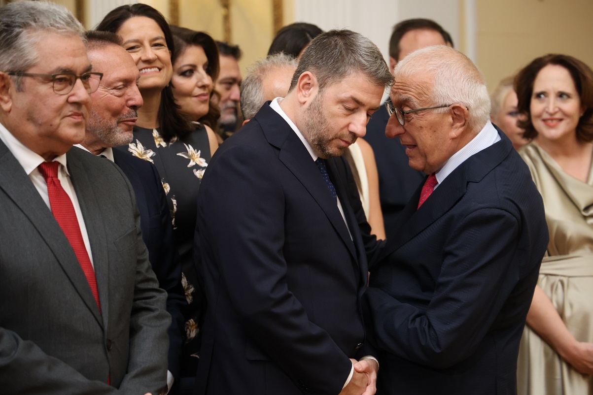 Δεξίωση στο Προεδρικό Μέγαρο από τον Πρόεδρο της Δημοκρατίας Κωσταντίνο Τασούλα για την 52η επέτειο της αποκατάστασης της Δημοκρατίας, Παρασκευή 24 Ιουλίου 2026 (ΓΙΑΝΝΗΣ ΠΑΝΑΓΟΠΟΥΛΟΣ