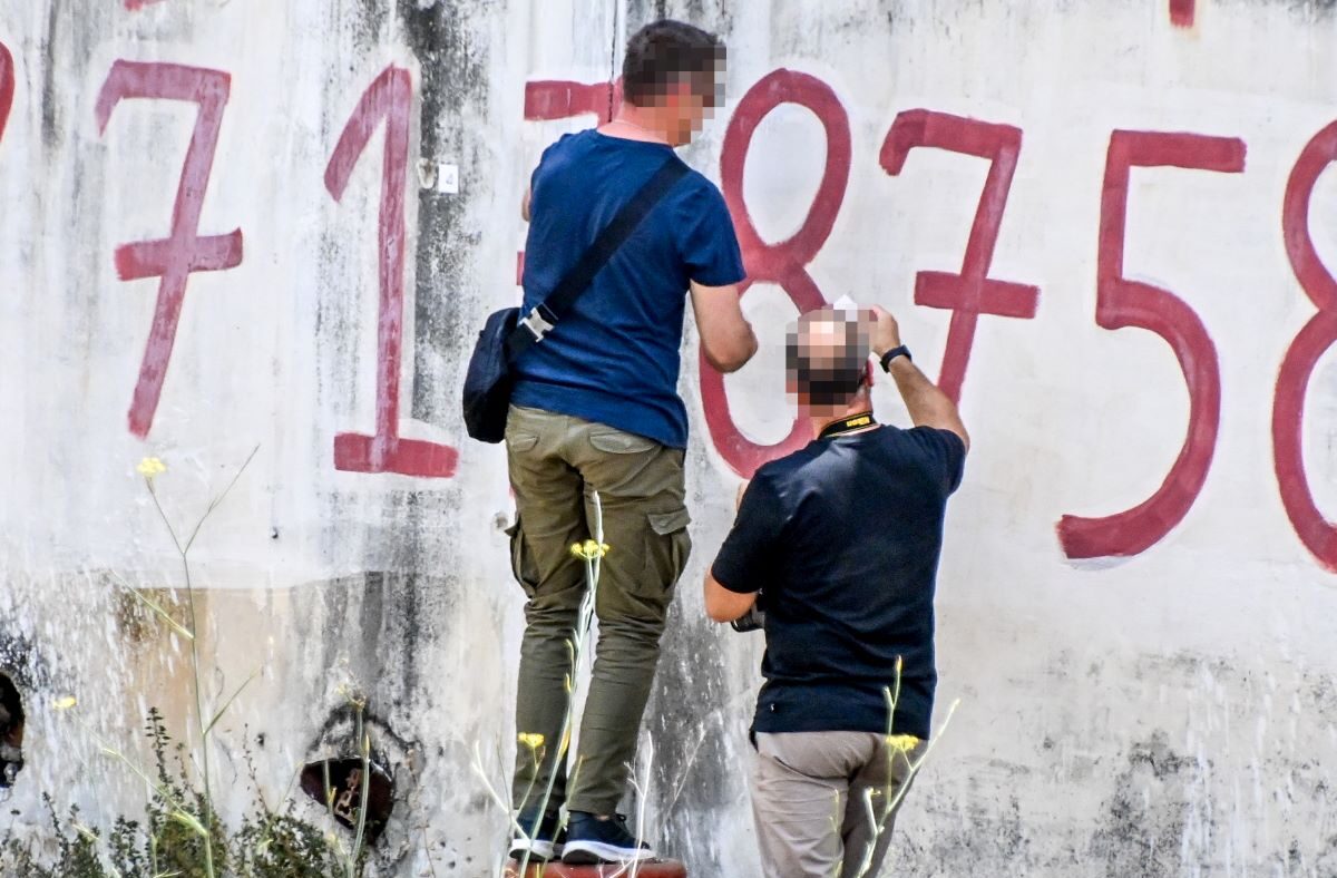 Αστυνομικοί στο σημείο του αιματηρού περιστατικού στο Άργος