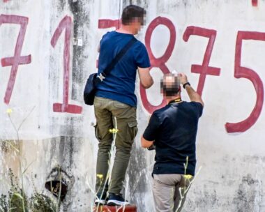 Αστυνομικοί στο σημείο του αιματηρού περιστατικού στο Άργος