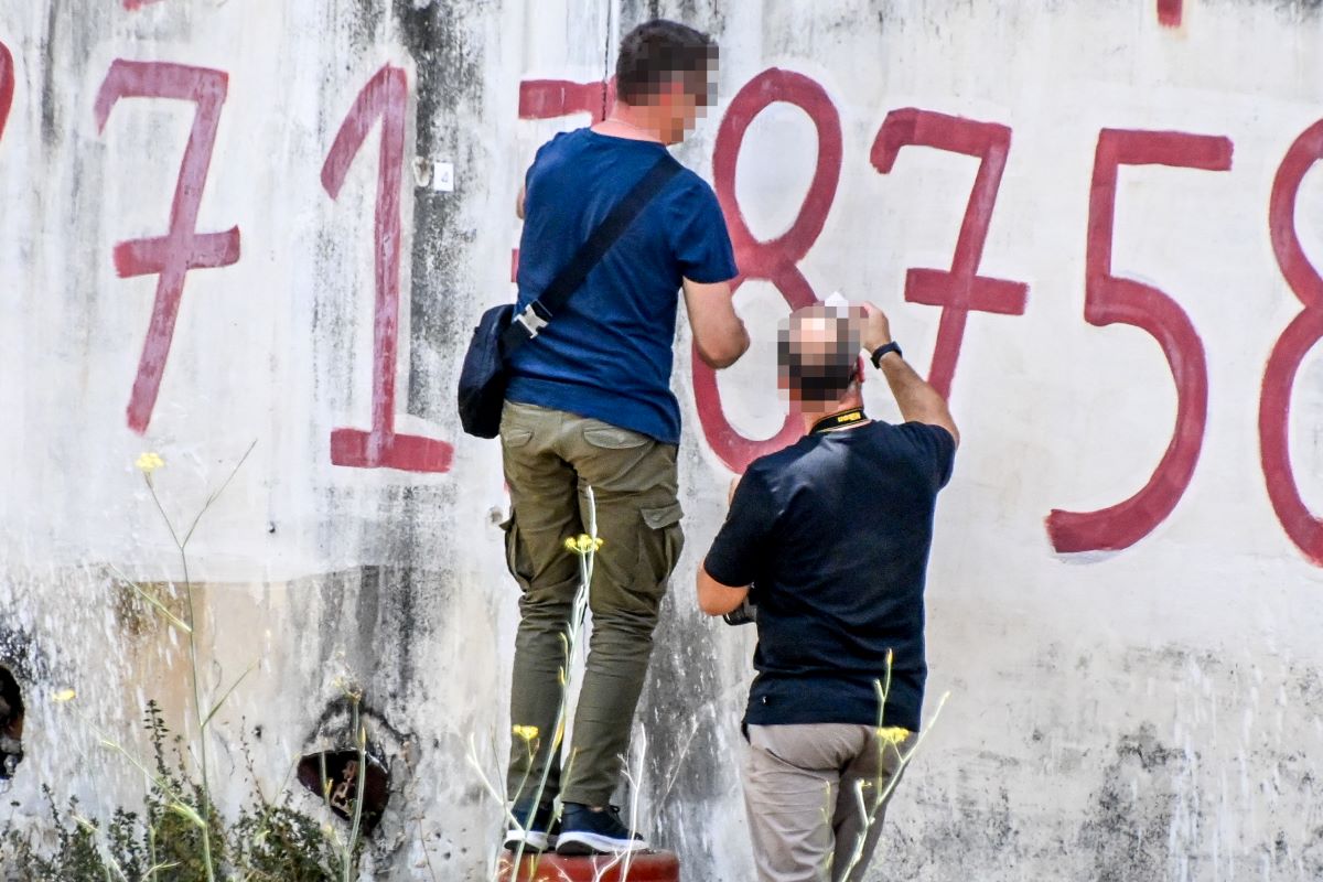 Αστυνομικοί στο σημείο του αιματηρού περιστατικού στο Άργος