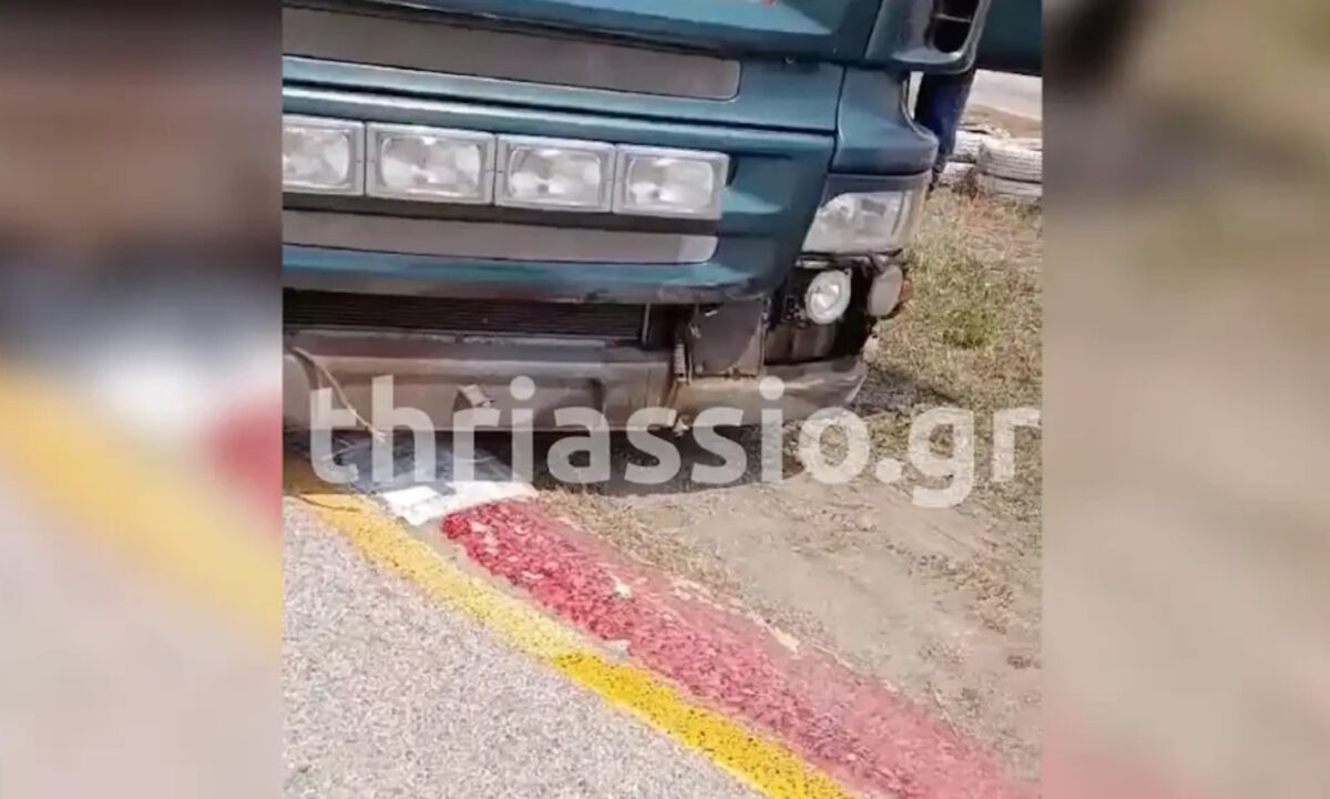 Απίστευτο περιστατικό στον Ασπρόπυργο: Φορτηγό έχασε τον έλεγχο και μπήκε σε πίστα καρτ