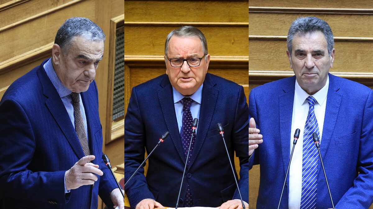 Χαράλαμπος Αθανασίου, Γιώργος Καρασμάνης και Θεόφιλος Λεονταρίδης