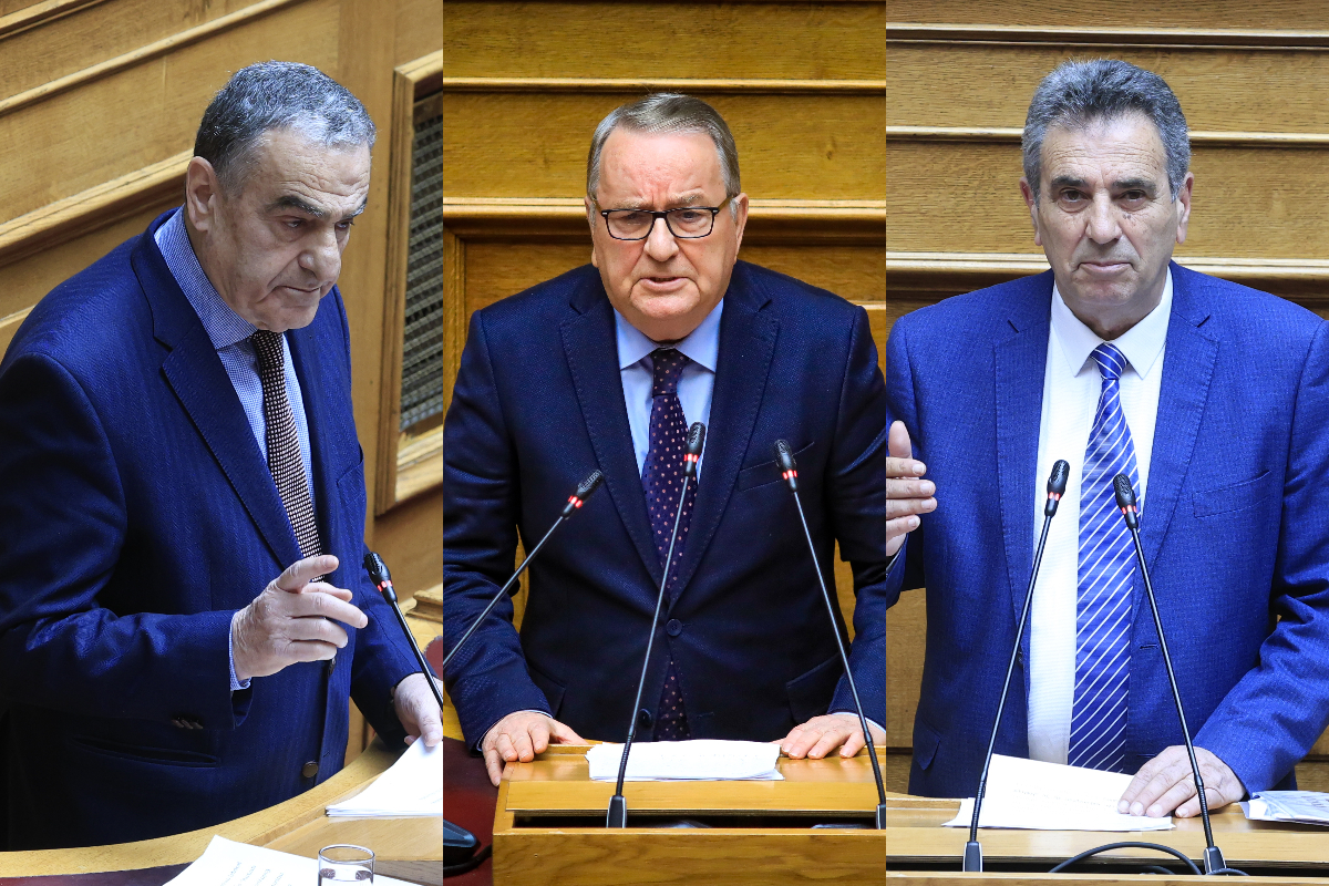 Χαράλαμπος Αθανασίου, Γιώργος Καρασμάνης και Θεόφιλος Λεονταρίδης