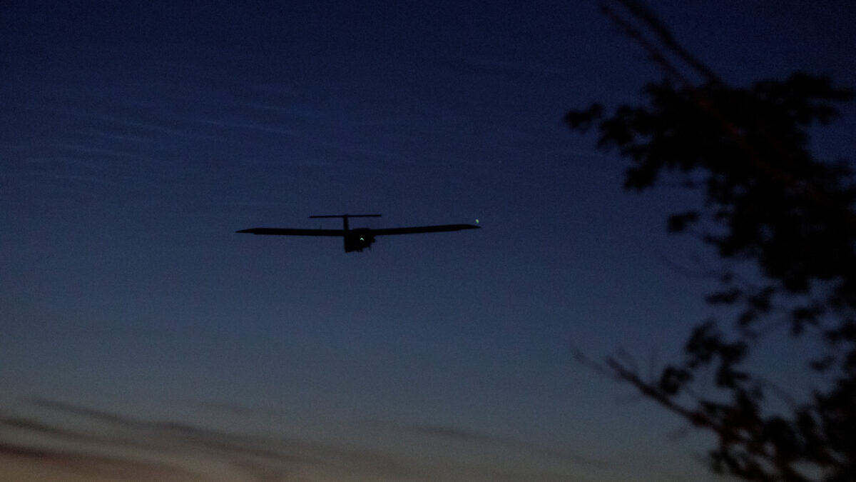 A Zozulia mid-strike drone flies after it was launched by service members of the Sparta company of the 422nd Unmanned Systems Regiment 'Luftwaffe' of the Ukrainian Armed Forces from a position near a front line, amid Russia's attack on Ukraine, in an undisclosed location in Southern Ukraine, on an undisclosed date, 2026. REUTERS/Valentyn Ogirenko