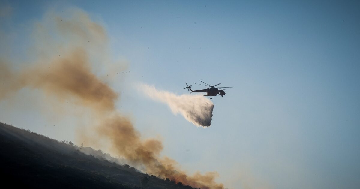 Φωτιά στην Περαία Θεσσαλονίκης – Ήχησε το 112 για ετοιμότητα