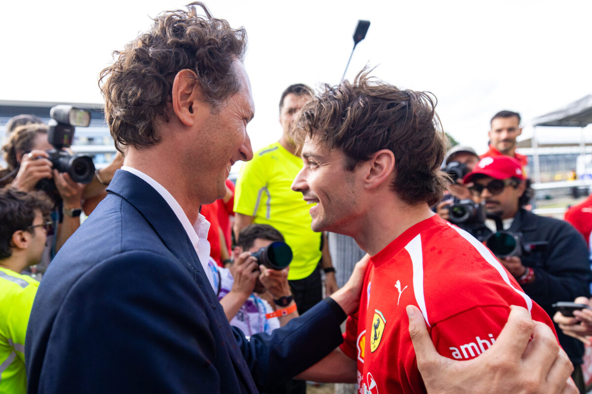 F1 Grand Prix of Great Britain Elkann - Leclerc