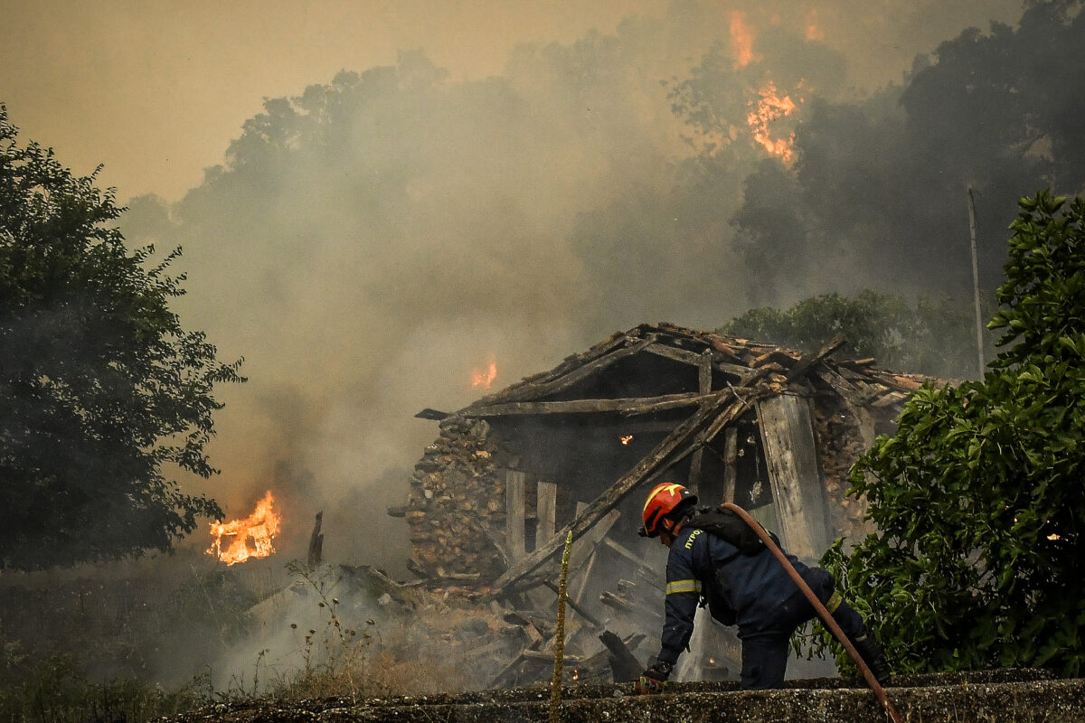 Φωτιά στα Ψακούδια Χαλκιδικής κοντά σε σπίτια | Επικαιρότητα στο PlusTV.gr