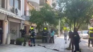 Φωτιά σε διαμέρισμα στην Καλαμαριά