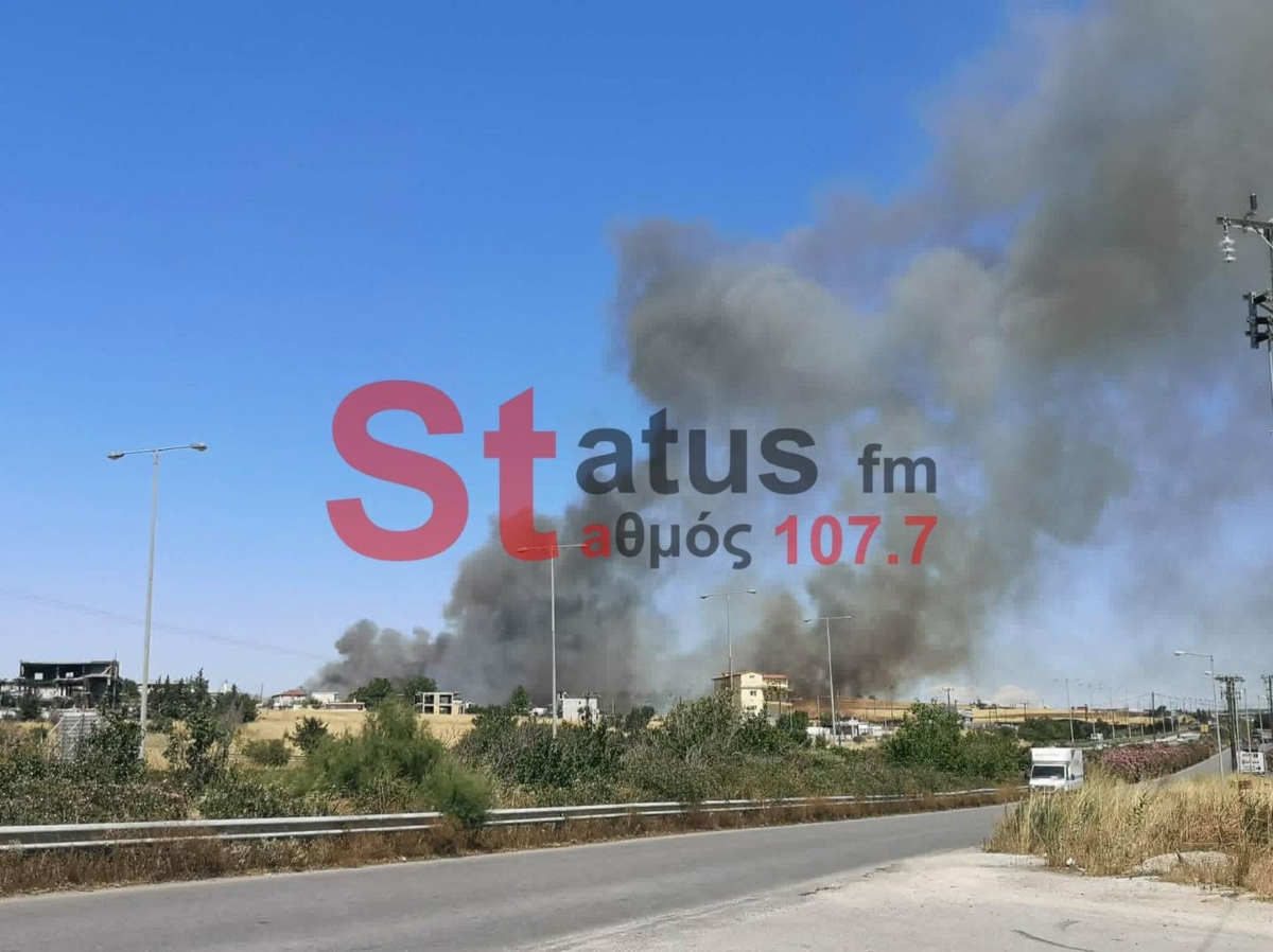 Θεσσαλονίκη: Φωτιά στα Υψώματα Διαβατών - Ήχησε το 112 για ετοιμότητα