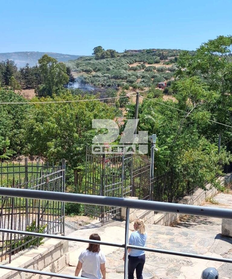 Φωτιά κοντά στον αρχαιολογικό χώρο της Κνωσού