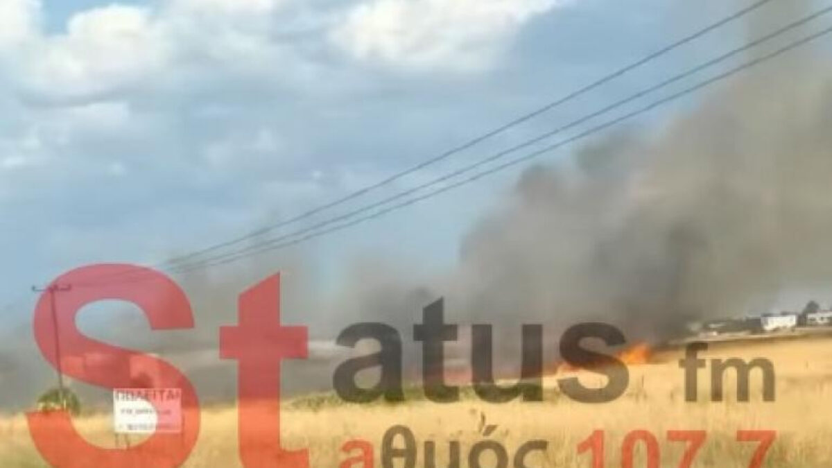 Φωτιά κοντά στην ΠΑΘΕ