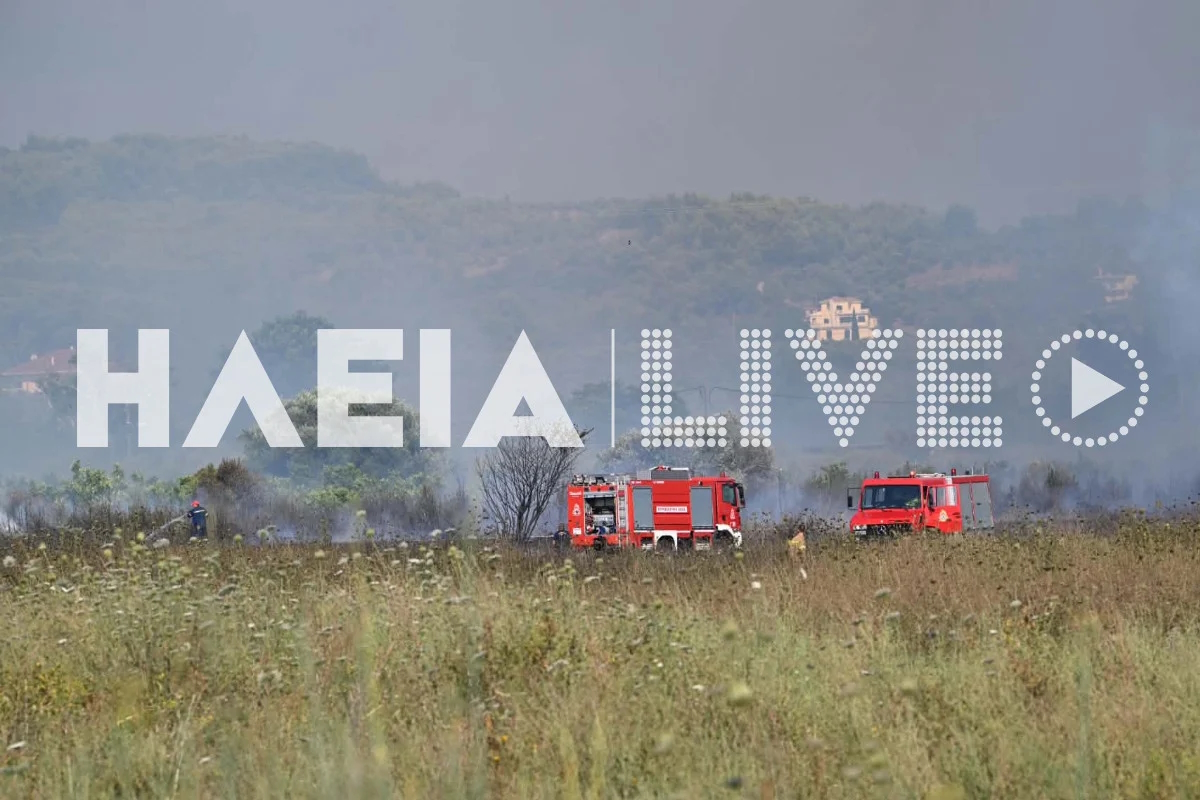 Φωτιά στον Πύργο - Μήνυμα του 112 για ετοιμότητα