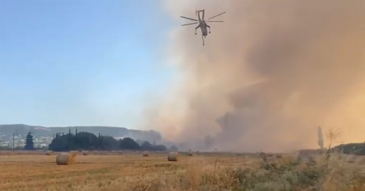 Φωτιά στην Θεσσαλονίκη: Δύο μηνύματα του 112 στη Σουρωτή – Τρίτο μήνυμα στη Νεοχωρούδα