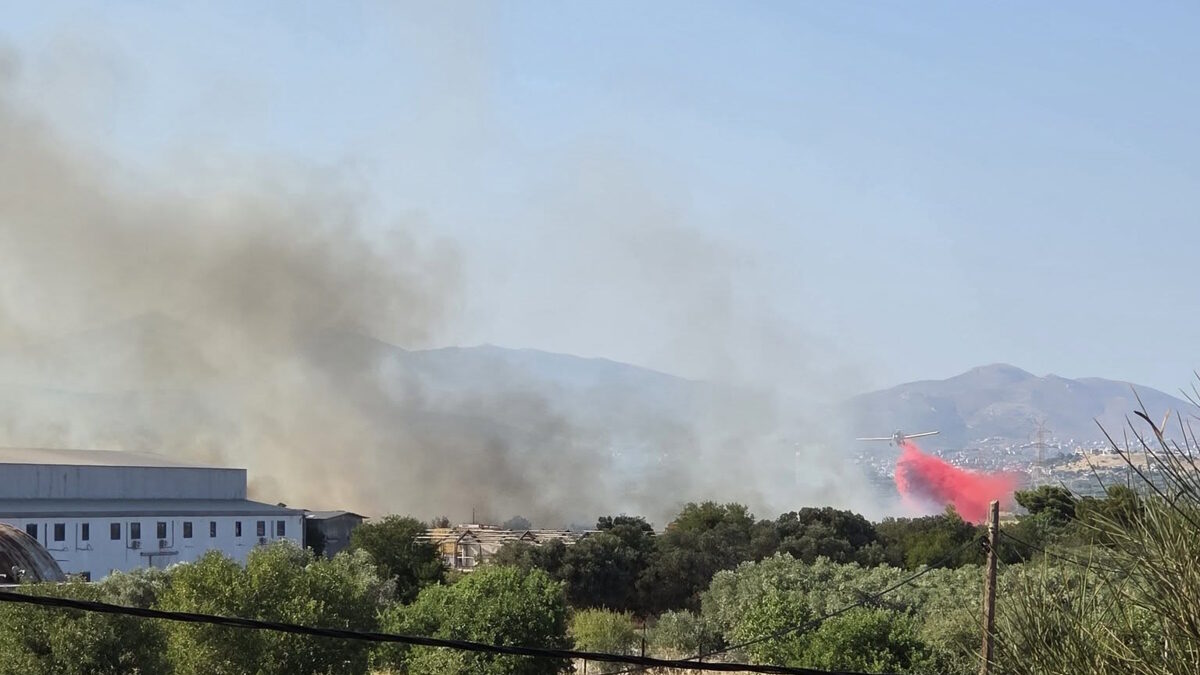 Η φωτιά στο Κορωπί