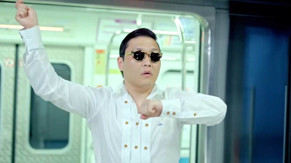 Εικόνα από το βίντεο κλιπ του Gangnam Style