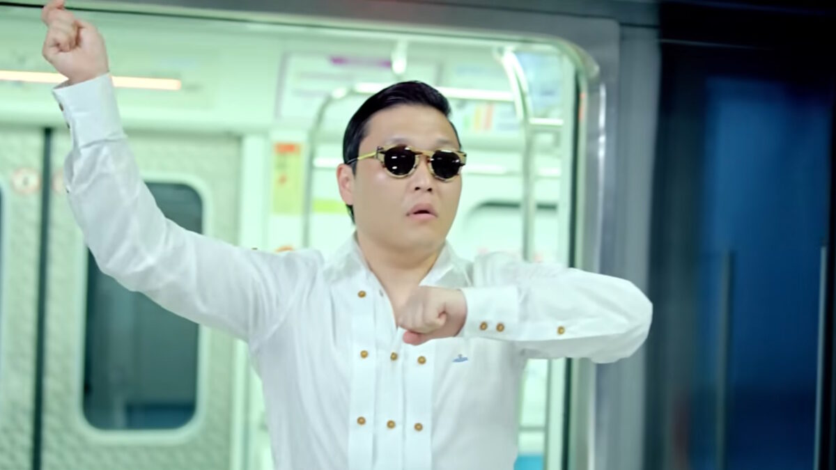 Εικόνα από το βίντεο κλιπ του Gangnam Style