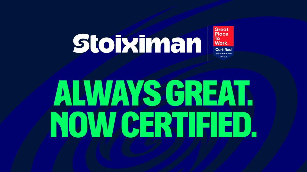 Η Stoiximan απέκτησε την πιστοποίηση Great Place To Work