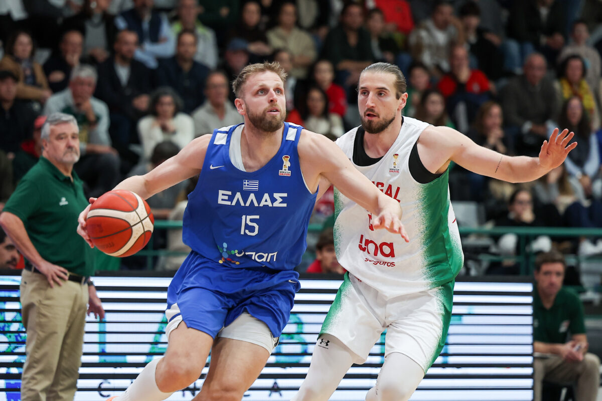 Ο Βασίλης Χαραλαμπόπουλος στο Ελλάδα - Πορτογαλία