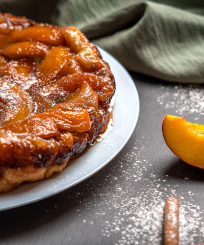 Tarte Tatin με ροδάκινα