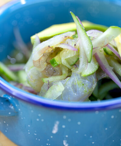 Γαρίδες ceviche