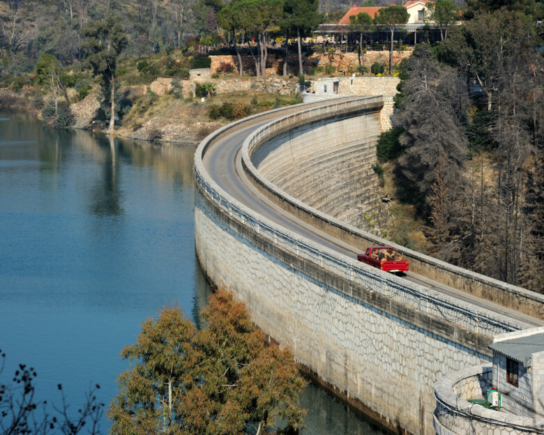 "The dam of Marathon Lake, Attica, Greece.related image"