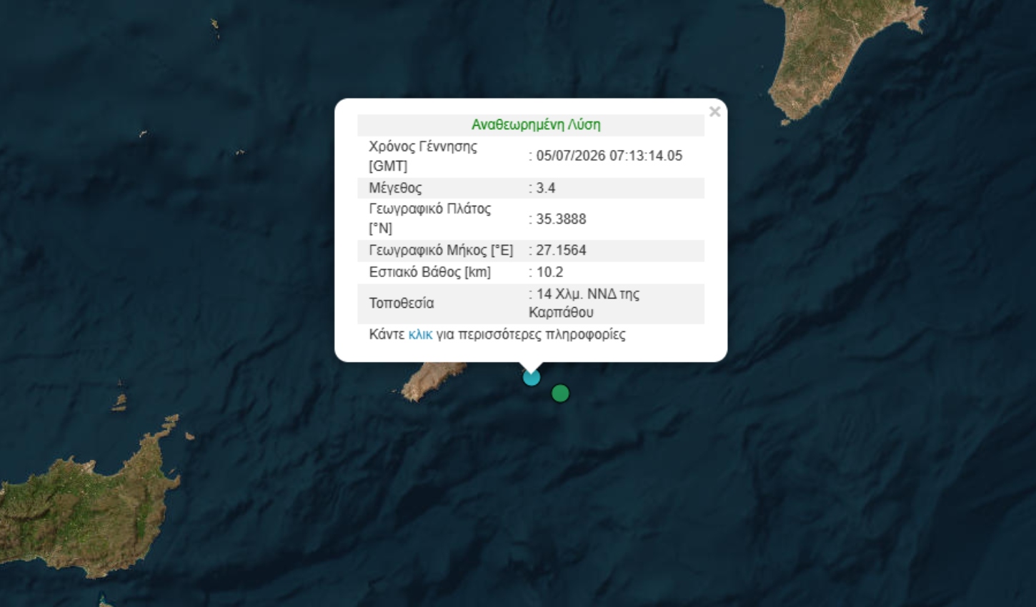 karpathos seismos