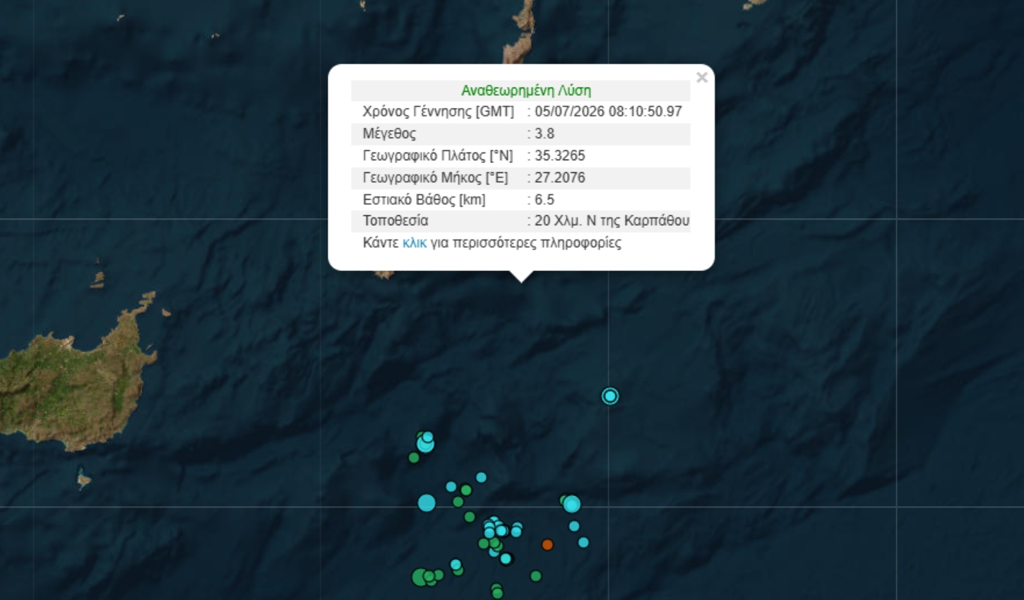 karpathos seismos