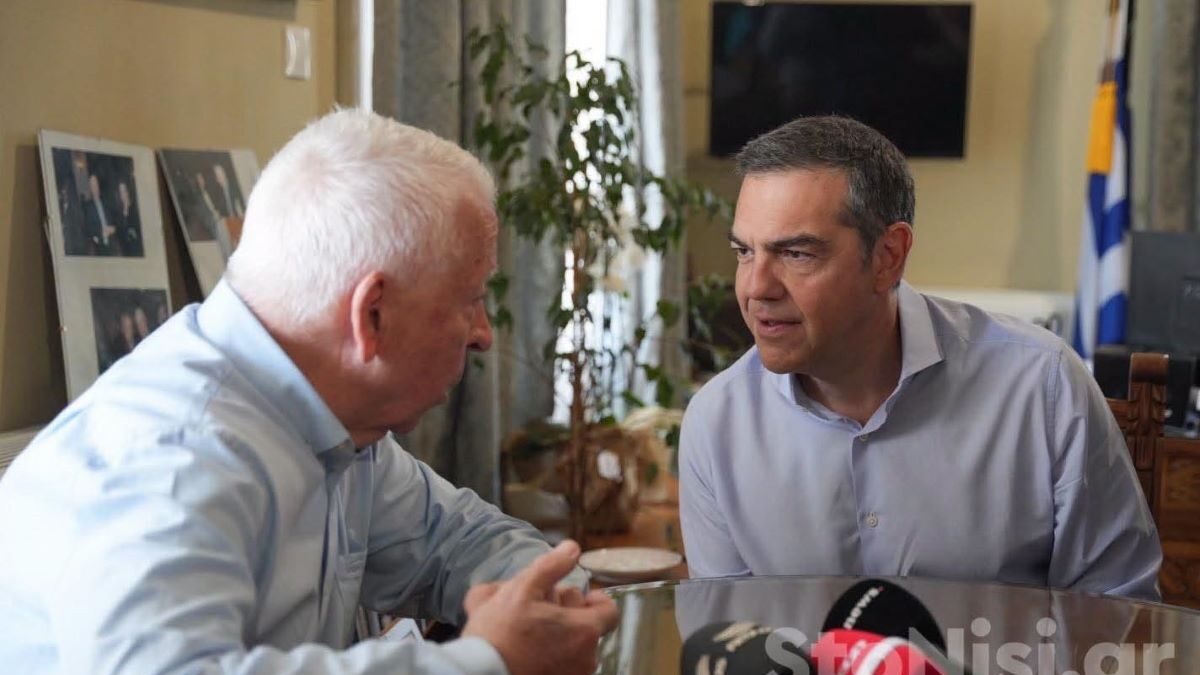 Ο Αλέξης Τσίπρας στη Λέσβο