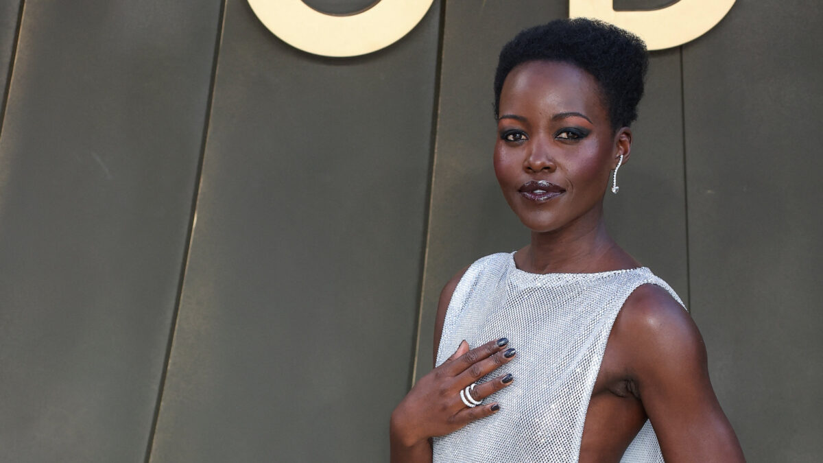 Cast member Lupita Nyong’o attends the "The Odyssey" world premiere in London, Britain, July 6, 2026. REUTERS/Isabel Infantes