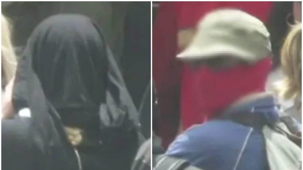 Οι δύο ύποπτοι,η 46χρονη με την ξανθιά κοτσίδα και ο ένας 42χρονος