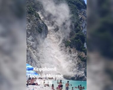 Κατολίσθηση στην Κεφαλονιά