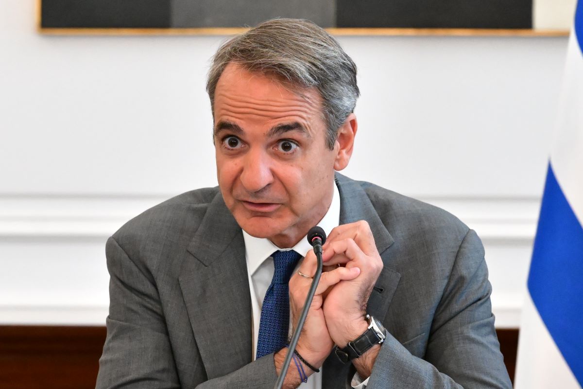 Ο Κυριάκος Μητσοτάκης στο υπουργικό συμβούλιο