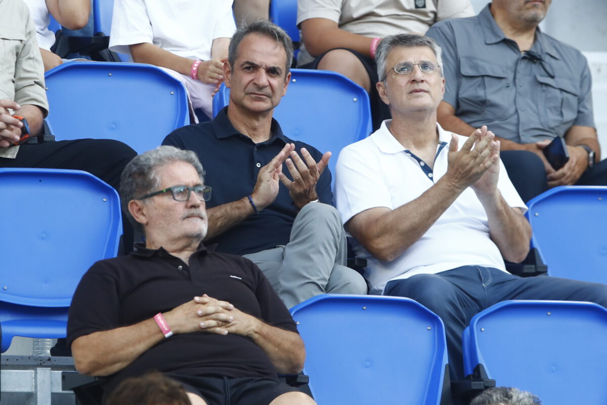Ο Κυριάκος Μητσοτάκης χειροκρότησε την Μαρία Σάκκαρη στο τουρνουά της Αθήνας - Στο box της ο Κωνσταντίνος Μητσοτάκης