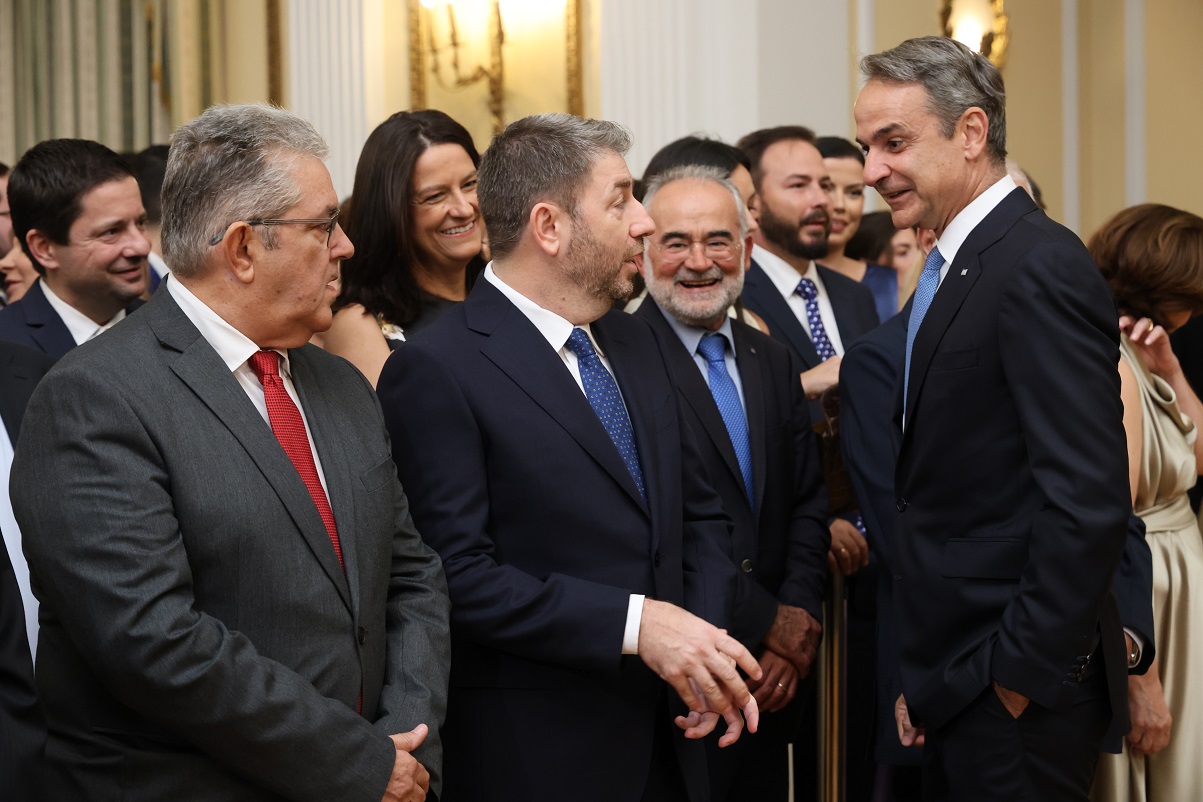 Δεξίωση στο Προεδρικό Μέγαρο από τον Πρόεδρο της Δημοκρατίας Κωσταντίνο Τασούλα για την 52η επέτειο της αποκατάστασης της Δημοκρατίας, Παρασκευή 24 Ιουλίου 2026 (ΓΙΑΝΝΗΣ ΠΑΝΑΓΟΠΟΥΛΟΣ