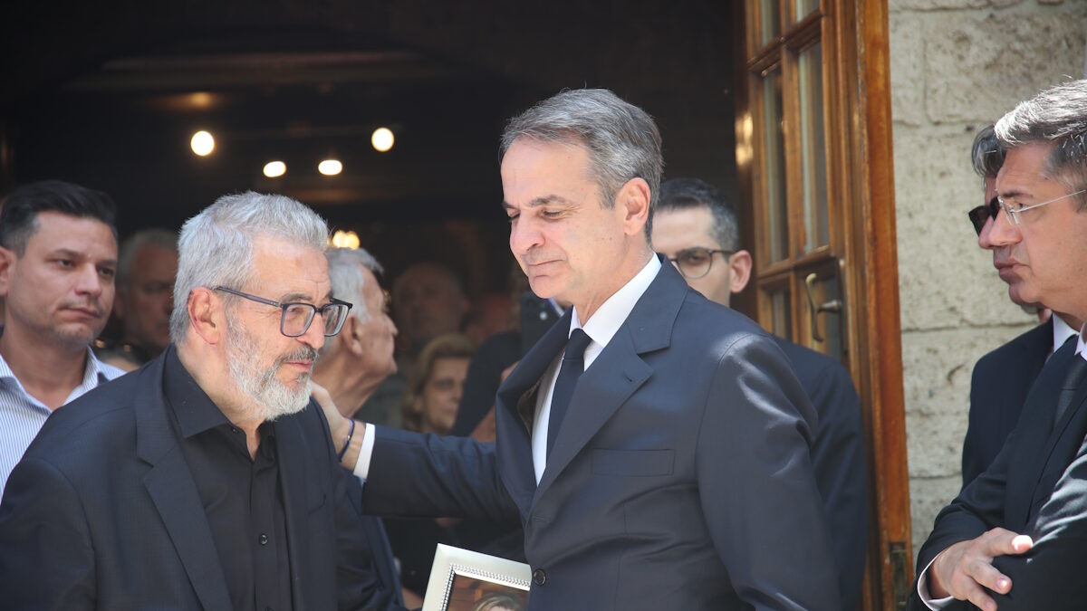 Ο Παναγιώτης Νέστορας με τον Κυριάκο Μητσοτάκη