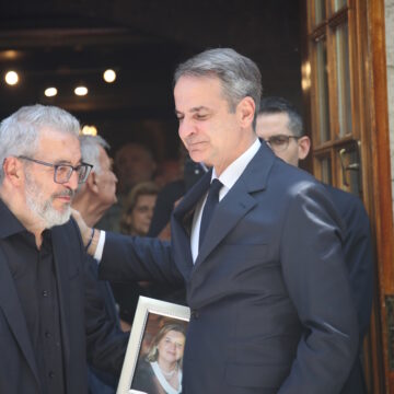 Ο Παναγιώτης Νέστορας με τον Κυριάκο Μητσοτάκη