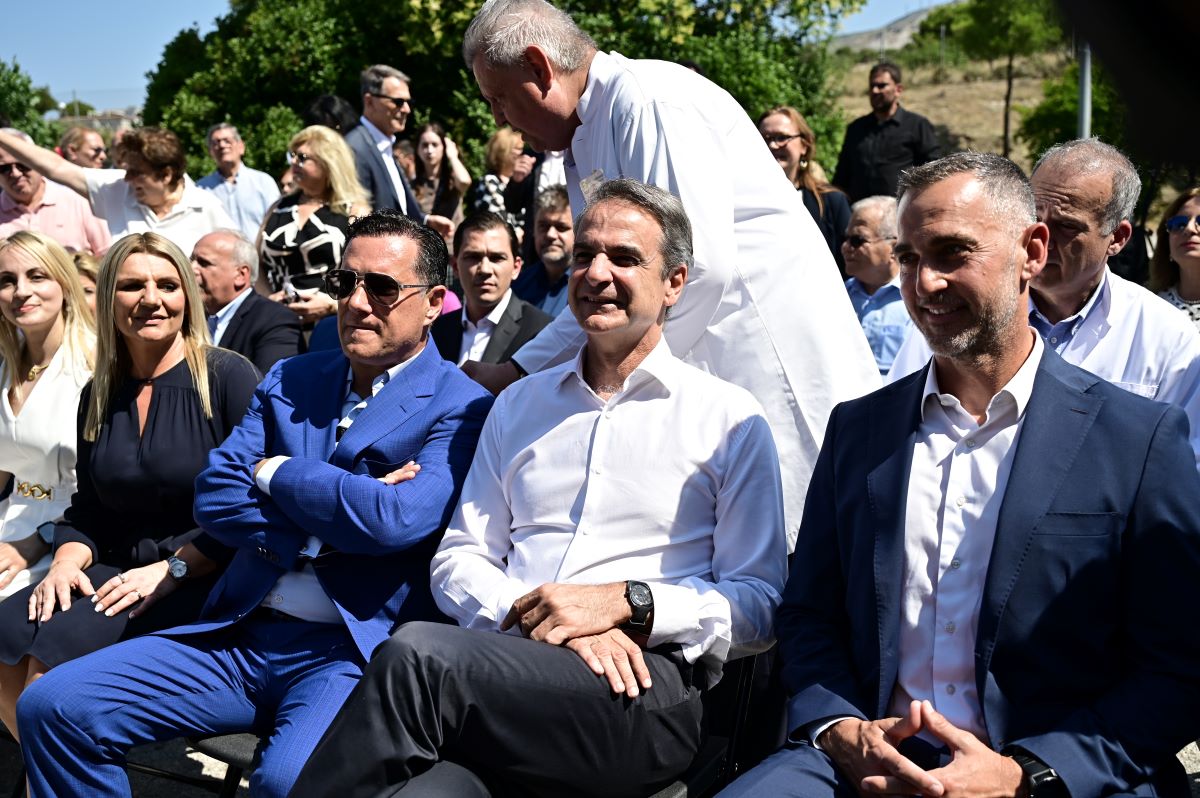 Επίσκεψη Κυριάκου Μητσοτάκη στο Παίδων Πεντέλης
