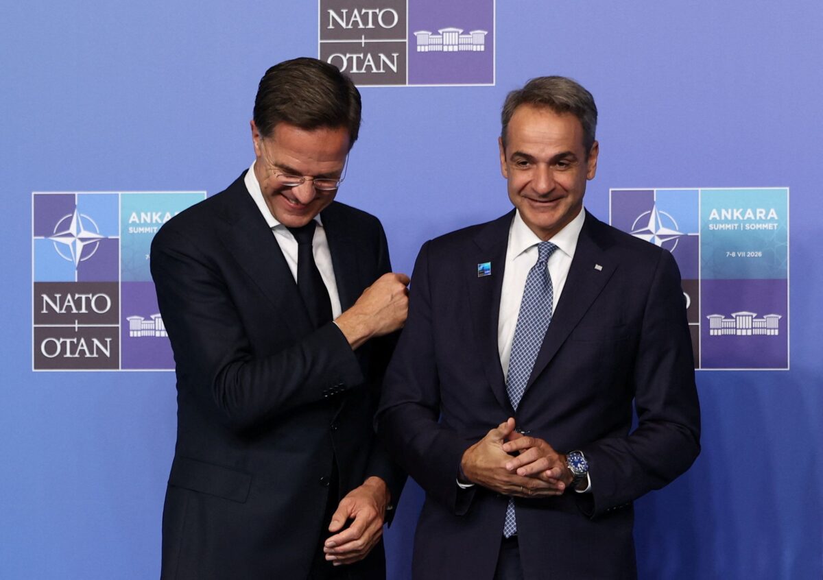 Κυριάκος Μητσοτάκης και Μαρκ Ρούτε
