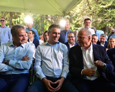 Η υπογραφή της σύμβασης για τον τριπλό κόμβο Σκαραμαγκά